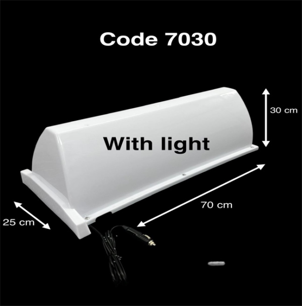Driving school roof sign 70*30
