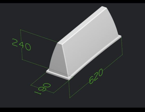Driving school roof sign 62*19